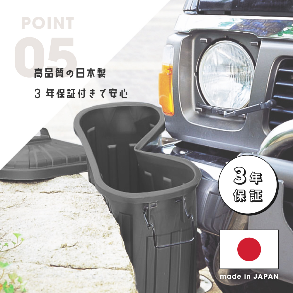 ゴミ箱 屋外 大型 おしゃれ 60リットル ペール 分別 フタ付き ダストボックス 大容量 シンプル