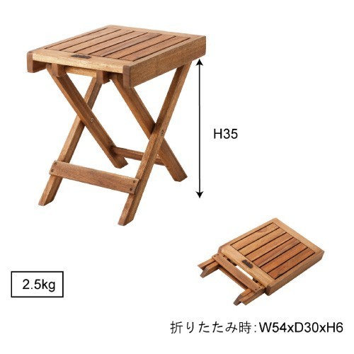 東谷 アウトドアテーブル 折りたたみ 木製 サイドテーブル ソロ ウッド
