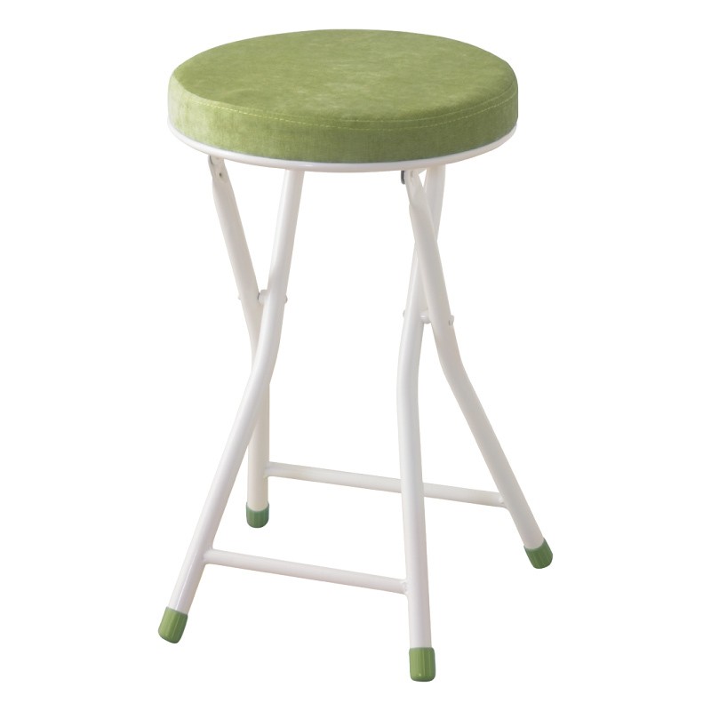 東谷 スツール 折りたたみ椅子 2脚セット 丸型 丸い 円形 おしゃれ