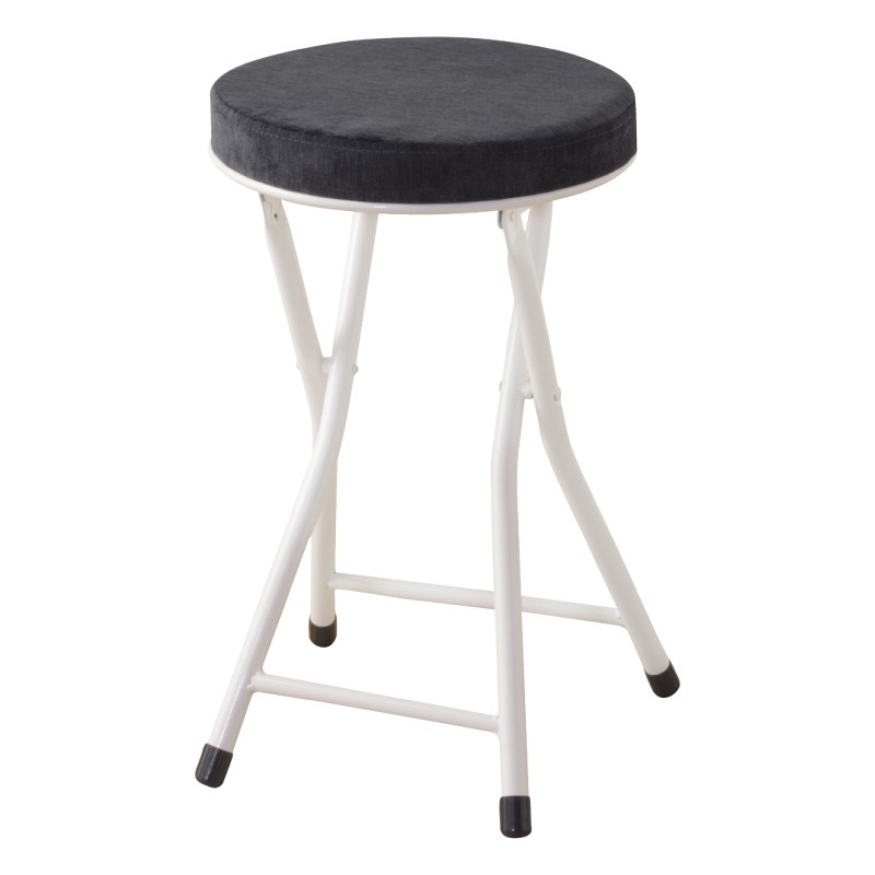 東谷 スツール 折りたたみ椅子 2脚セット 丸型 丸い 円形 おしゃれ