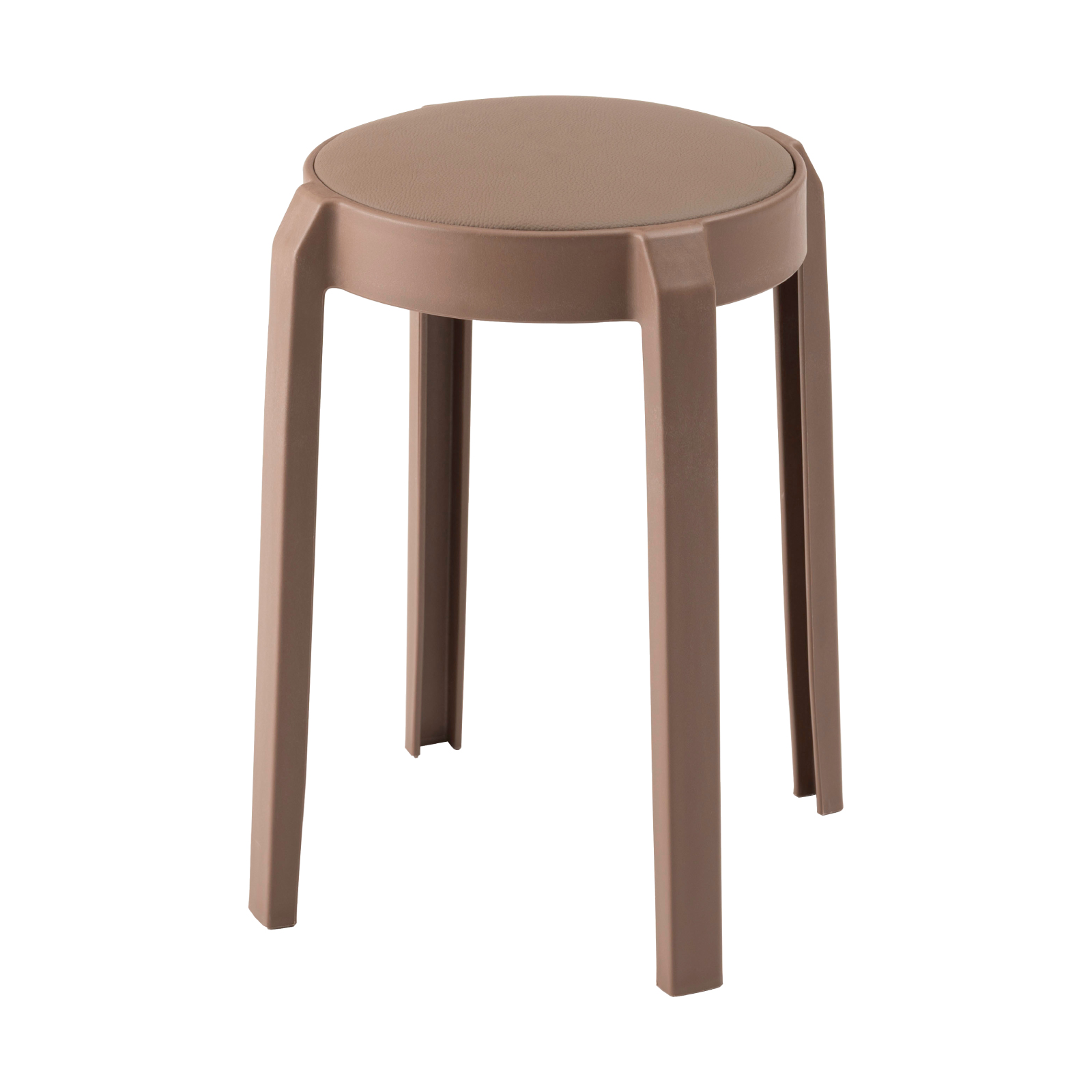 東谷 スツール 座面高49cm 積み重ね 合皮 プラスチック 軽い モダン