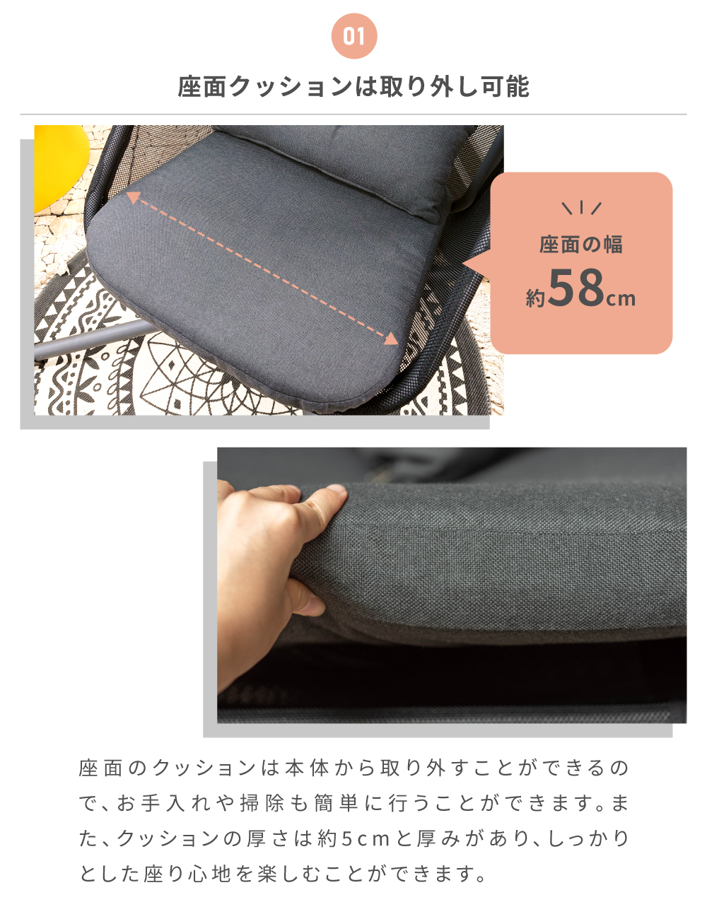 ハンギングチェア チェア イス 折りたたみ ガーデン メッシュ おしゃれ 日よけ リゾート おしゃれ ルーフ付き ブラック
