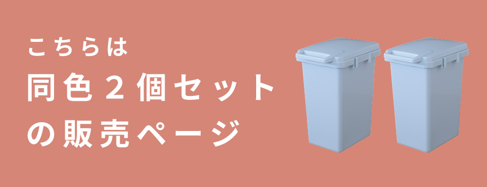 ゴミ箱 45リットル 2個セット おしゃれ ダストボックス キッチン 屋外 分別 フタ付き 北欧