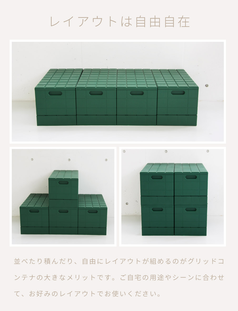 コンテナボックス 20L 折りたたみ 幅30cm 蓋付き 正方形 キャンプ オシャレ 取っ手付き 屋外