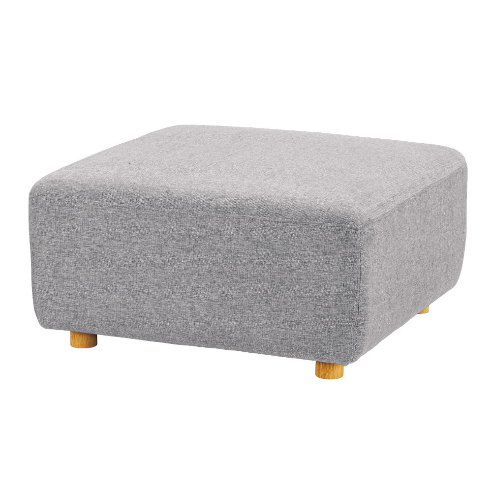 東谷 オットマン 高さ41cm 幅80cm スツール 広い 大きい チェアー 木脚