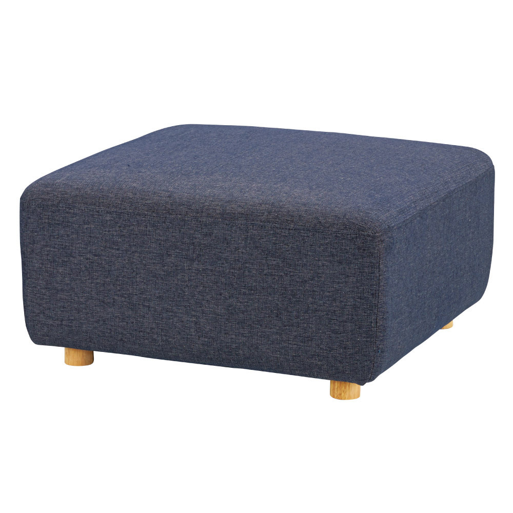 東谷 オットマン 高さ41cm 幅80cm スツール 広い 大きい チェアー 木脚