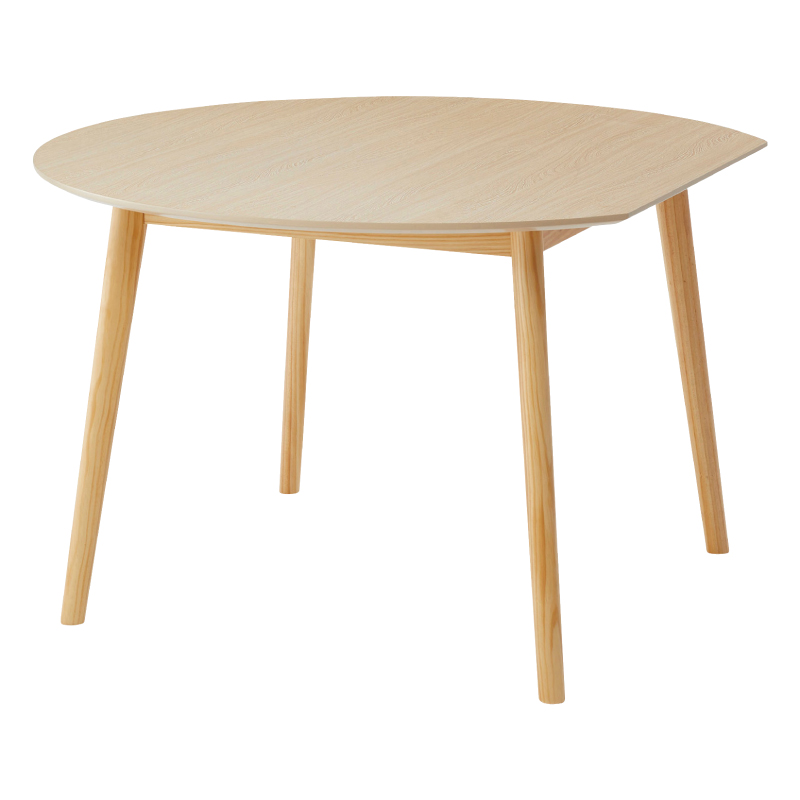 ダイニングテーブル テーブル 4人用 ラウンドテーブル 丸 円形 天然木 木製 おしゃれ シンプル ...