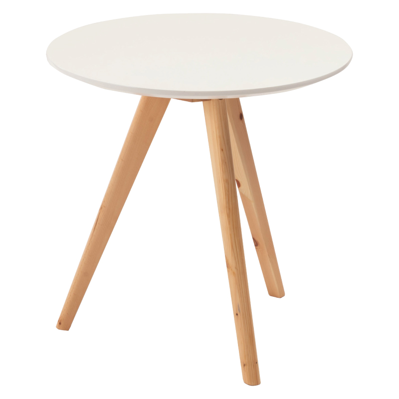 サイドテーブル ナイトテーブル 机 テーブル おしゃれ 丸型 円形 ラウンド 木製 天然木 シンプル...