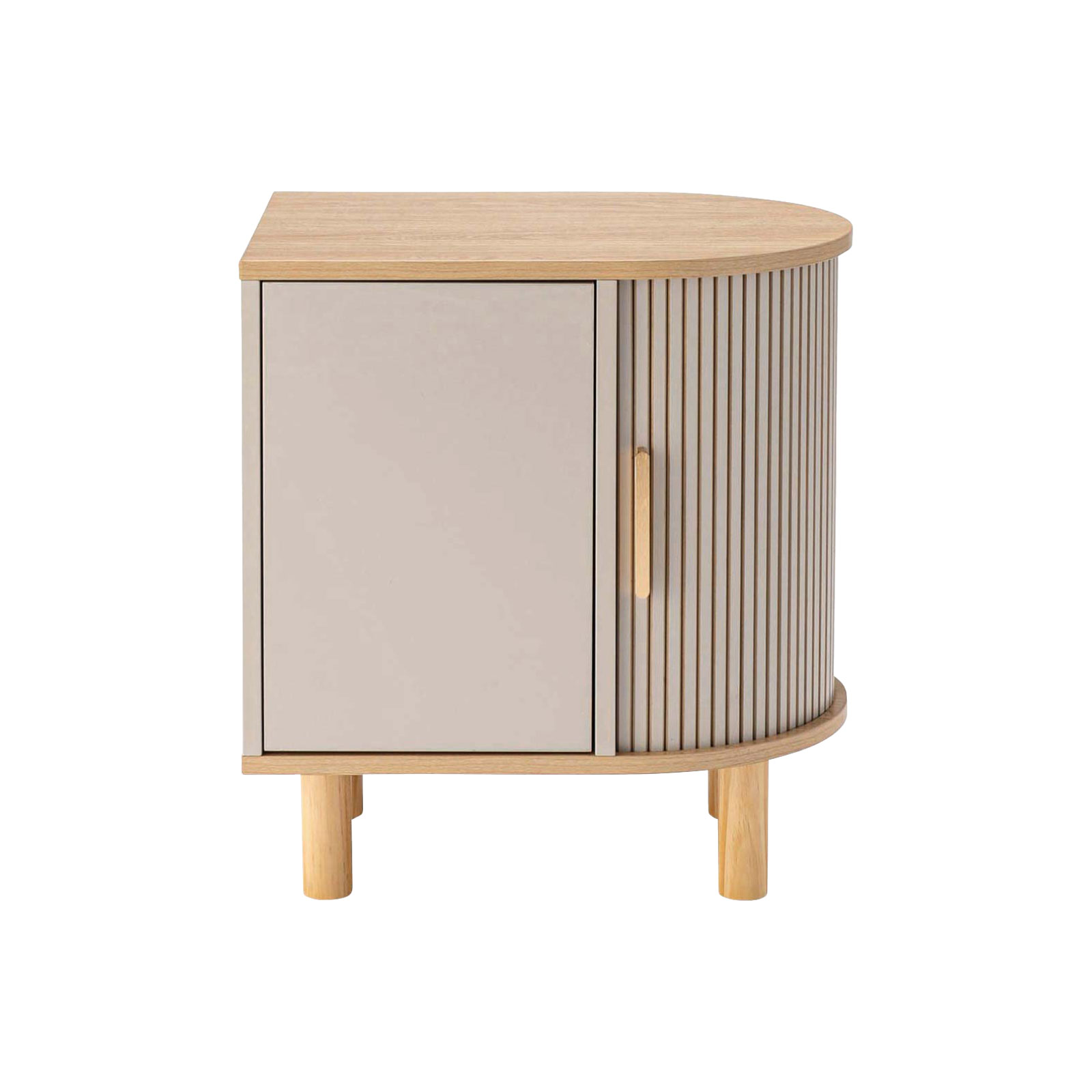 東谷 サイドテーブル 収納 高さ52cm キャビネット ラック 棚 シェルフ