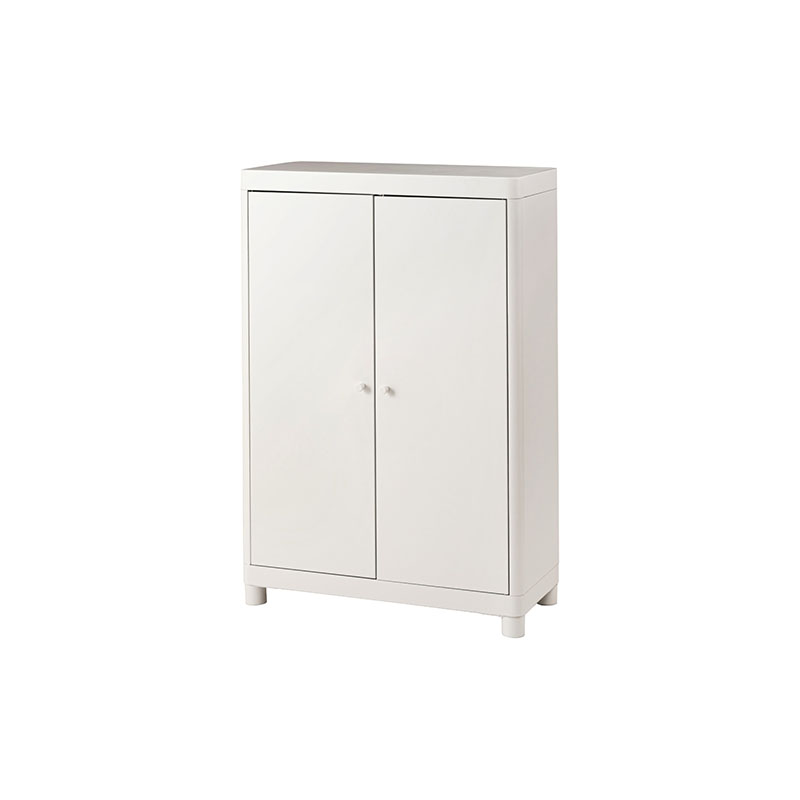 東谷 チェスト スチール 可動棚 高さ調節 角丸 マグネット対応 扉付き