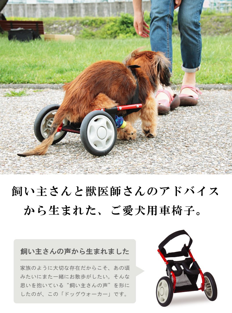 犬車椅子 犬用車椅子 犬の車椅子 ミニチュアダックスフンド 専用 
