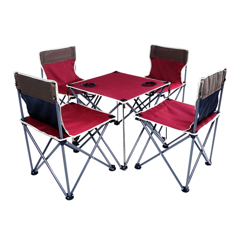 アウトドア チェア テーブル 5点 セット イス 軽量 椅子 折りたたみ コンパクト 収束式 レジャーテーブル バーベキュー キャンプ 焚き火 新生活  ad172