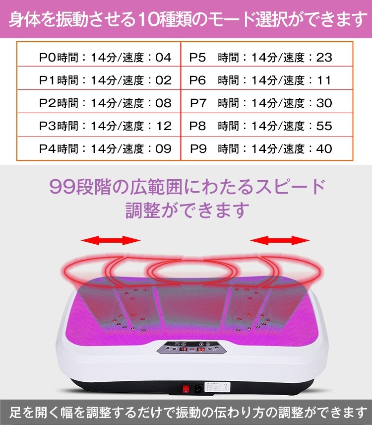 振動 マシン フィットネス バイブレーション バランス ブルブル 健康 器具 体幹 トレーニング エクササイズ バンド リモコン 立つ 乗る ダイエット  de070 :de070:Fkstyle - 通販 - Yahoo!ショッピング