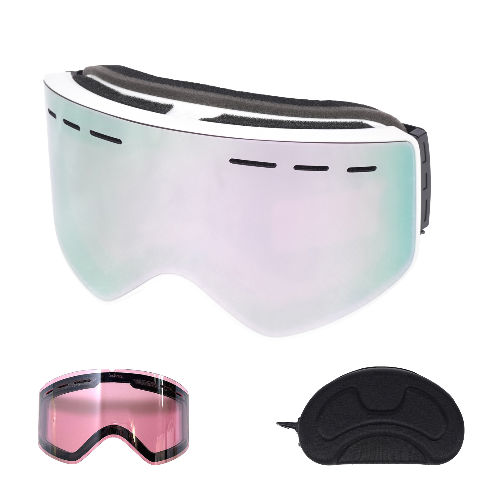 スキーゴーグル スノーボード ゴーグル レディース メガネ対応