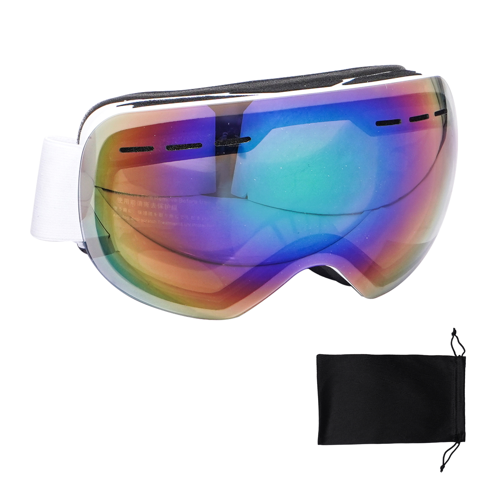 スノーゴーグル スキーゴーグル サングラス UVカット 紫外線 ダブルレンズ 防曇 メガネ対応 ケース付き 長さ調節 男女兼用 スキー スノーボード |  | 04