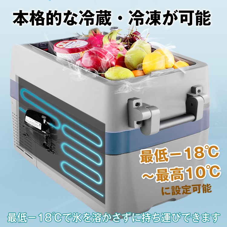 車載 冷蔵庫 冷凍庫 12V 24V AC 保冷 ポータブル ミニ 小型 40L