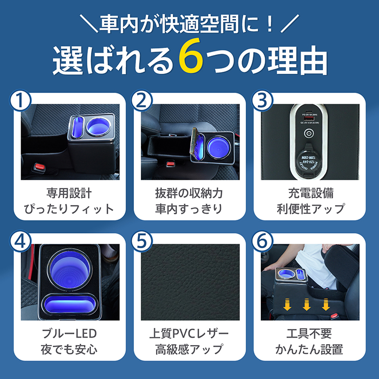 La650s 新型タント専用コンソールボックス Amazon | Fkstyle 【2025最新型】ダイハツ タント/タント