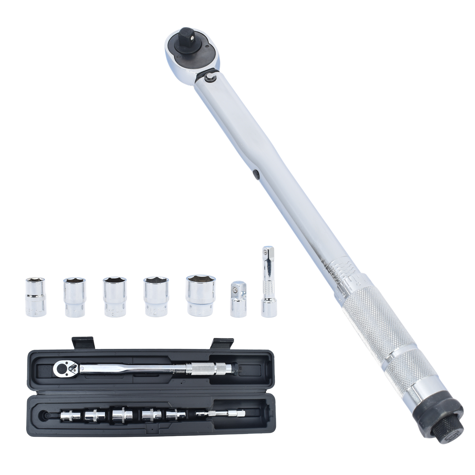 トルクレンチセット トルクレンチ プレセット型 3/8インチ 19-110N・m