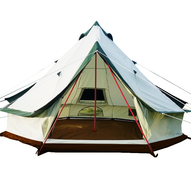 キャンプ テント ワンポール ポリコットン グランピング 400cm 6人用