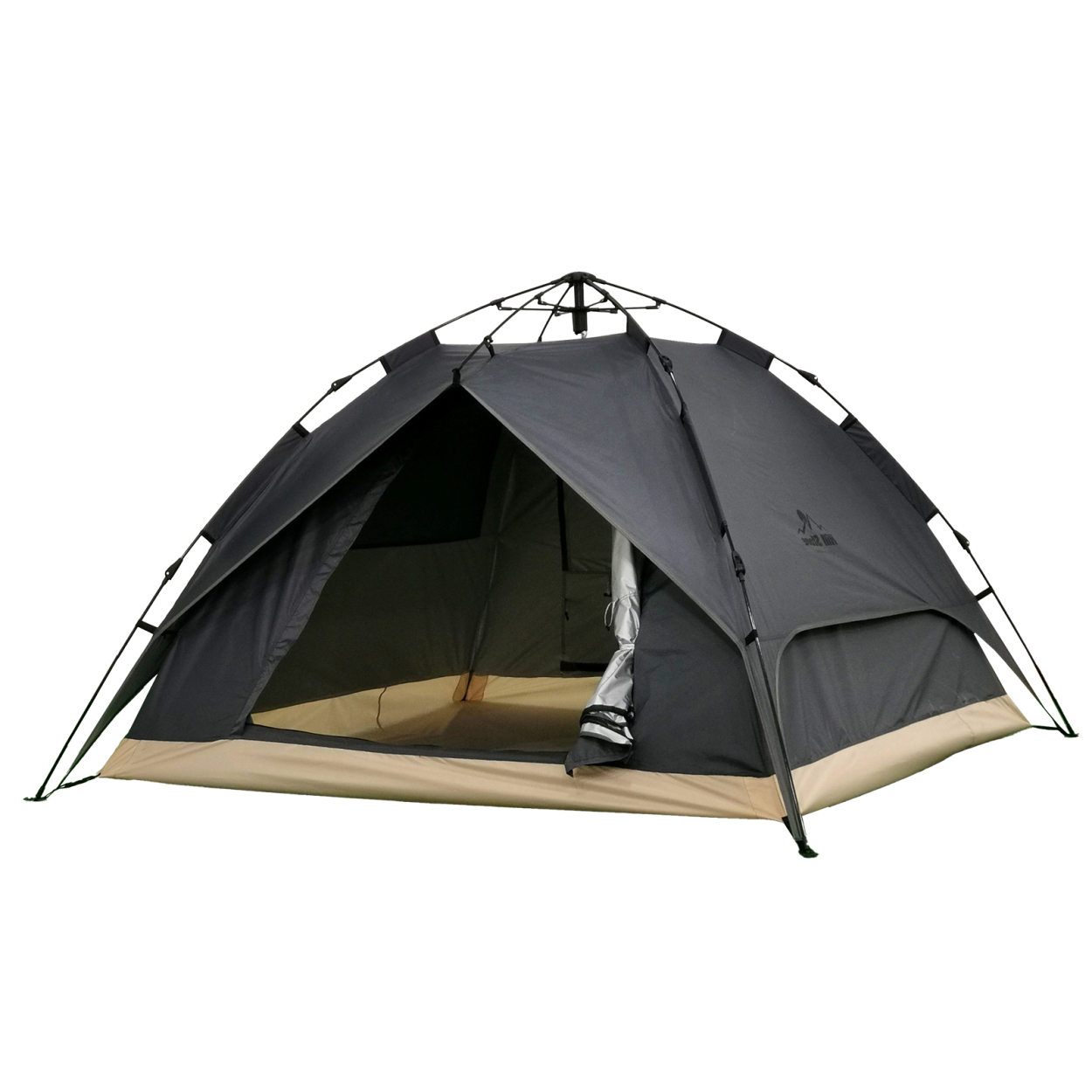 テント ポップアップテント ワンタッチテント 4人 アウトドア 横幅220×高さ145cm 大型 サンシェード キャンプ UVカット 収納袋付  キャンプ メッシュ