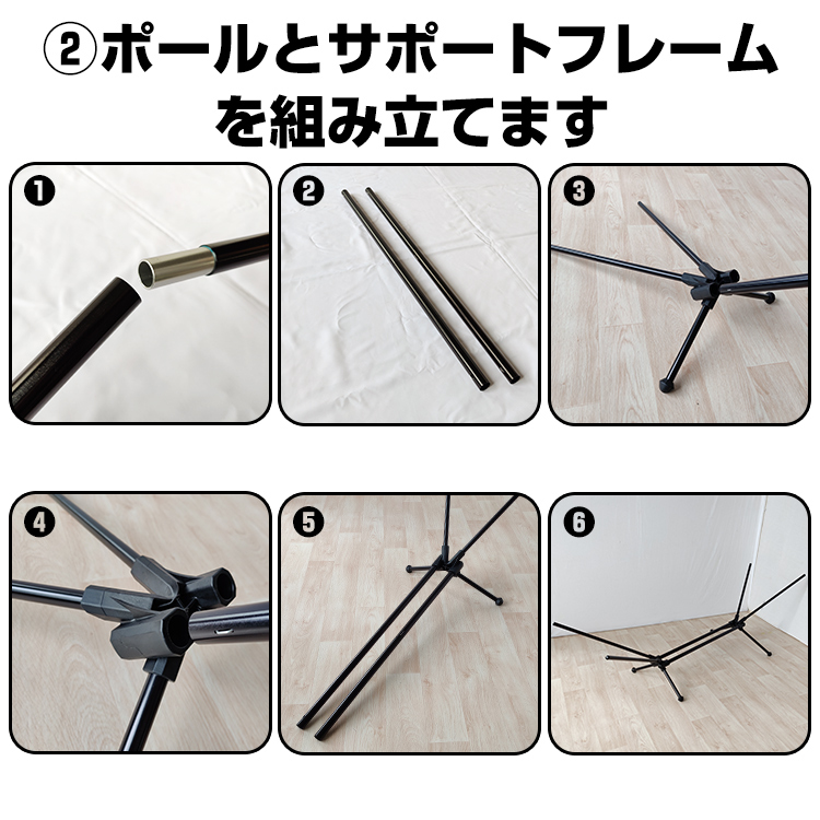 Amazon.co.jp: kalili ハンモック 自立式 折り畳み式 アルミ合金