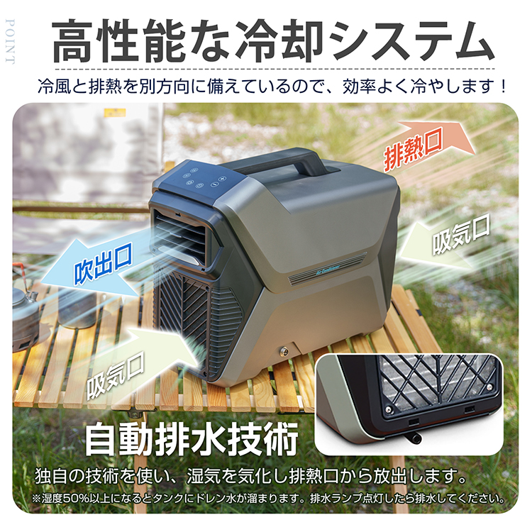 扇風機 冷風機 エアコン キャンプ用品 スポットクーラー 家庭用 卓上扇風機 防災グッズ ポータブルエアコン スポットエアコン 小型 羽なし  携帯扇風機 車中泊 : od602 : Fkstyle - 通販 - Yahoo!ショッピング