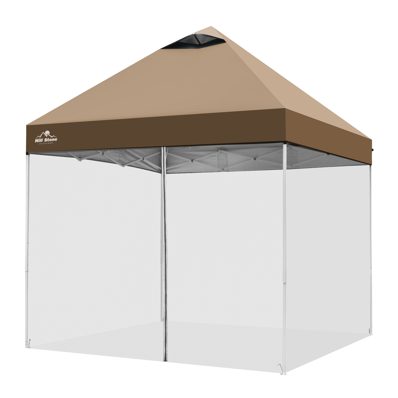 テント タープ 2m UV スクリーンタープ セット ワンタッチ タープ 