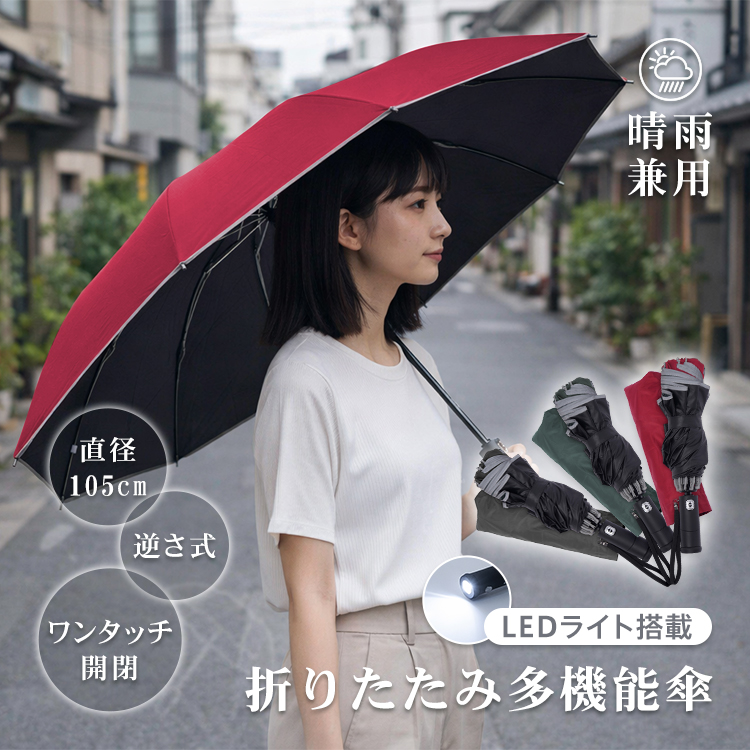逆さカサ 折りたたみ ペンギン-penguin ナンキョク 可愛い 逆に折り