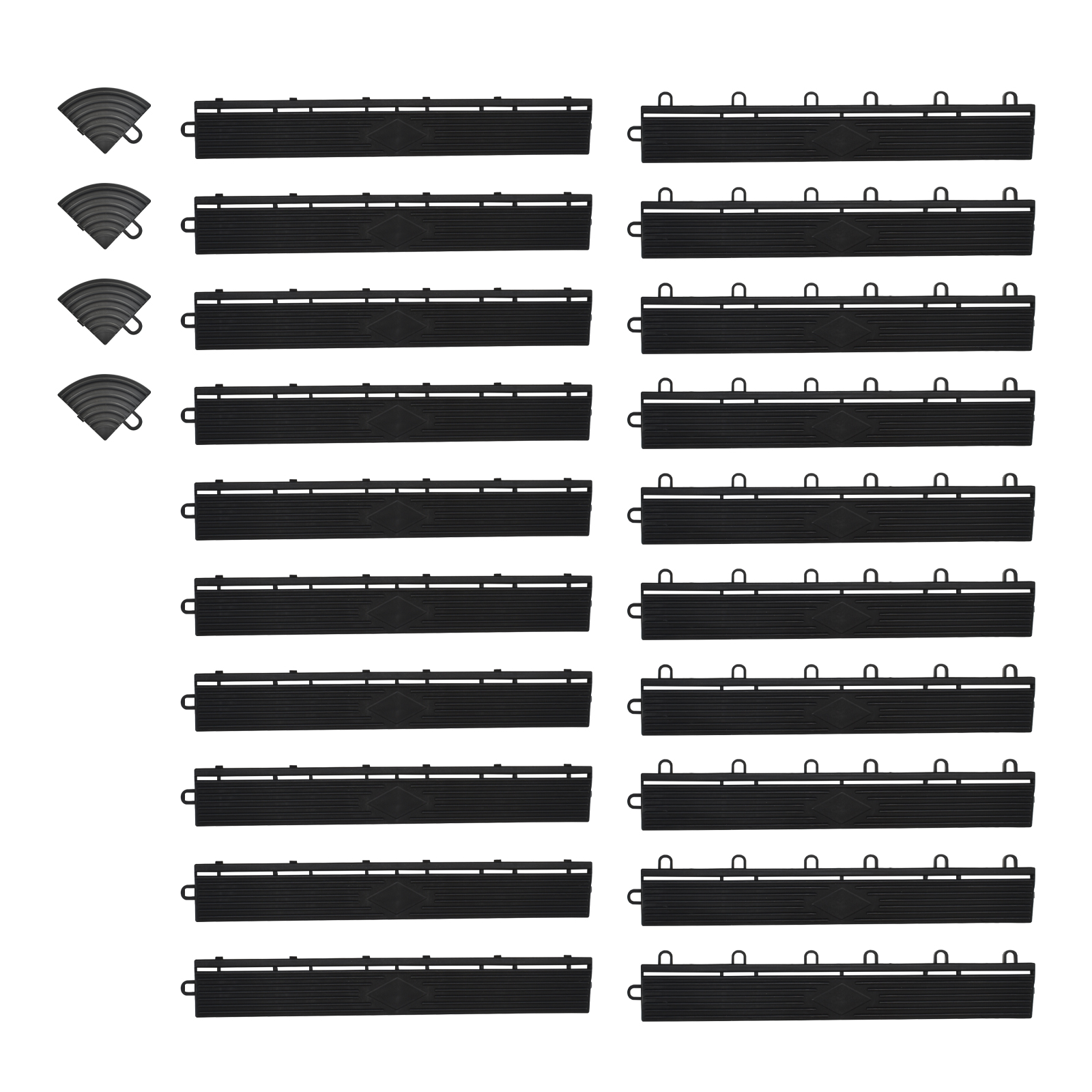 ガレージタイル エッジ コーナー セット タイル ガレージマット 床タイル ガレージ 床 マット フロアマット リノベ 車庫 バイクガレージ 駐車場 バイク 車 倉庫 |  | 01
