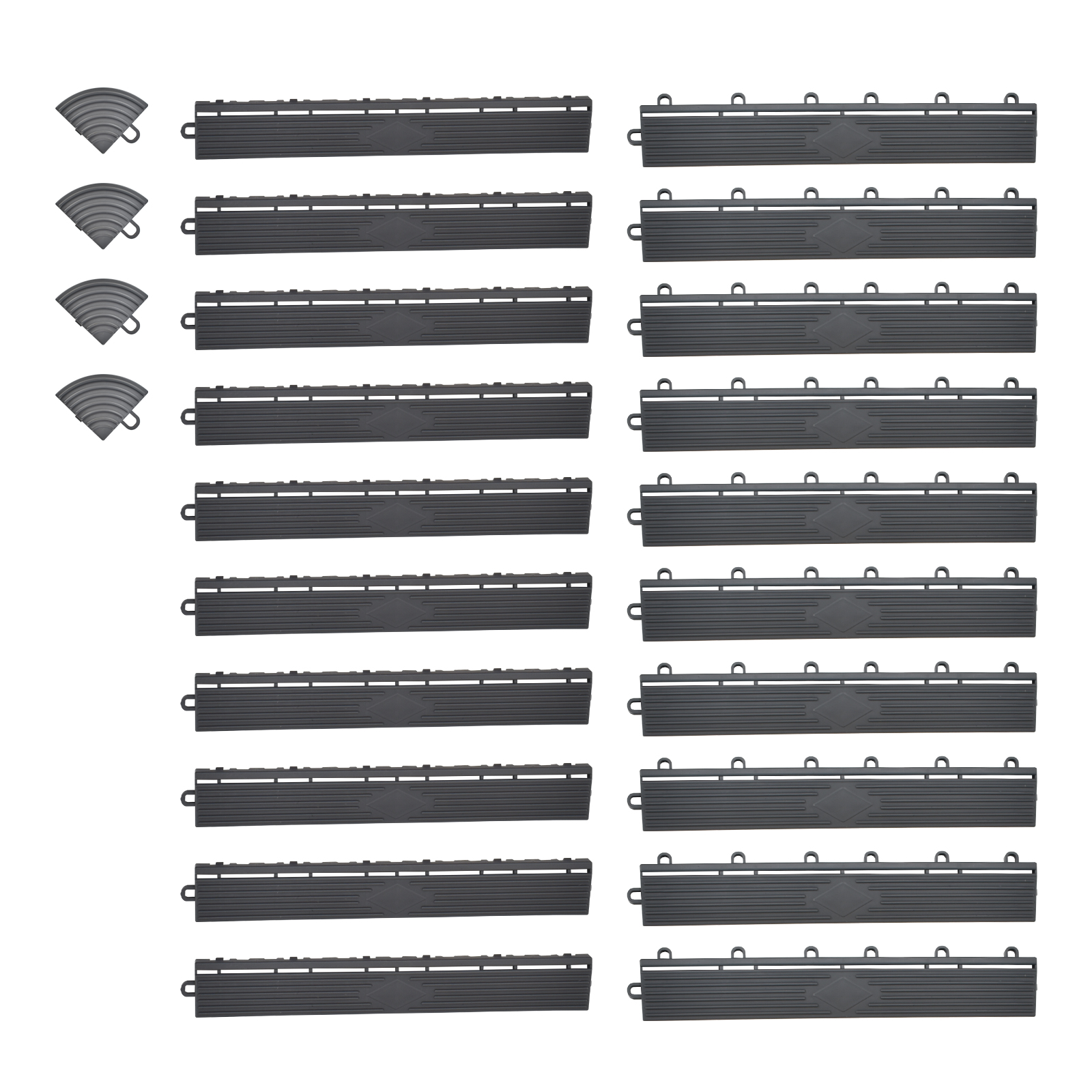 ガレージタイル エッジ コーナー セット タイル ガレージマット 床タイル ガレージ 床 マット フロアマット リノベ 車庫 バイクガレージ 駐車場 バイク 車 倉庫 |  | 06