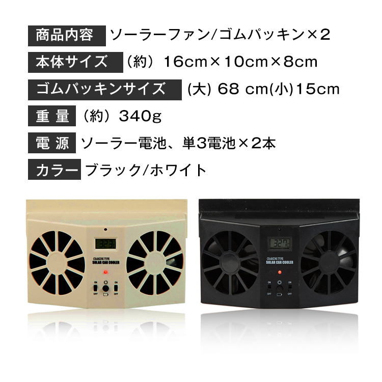 ソーラーベンチレーター 太陽電池換気扇 SVT-212S キャビン