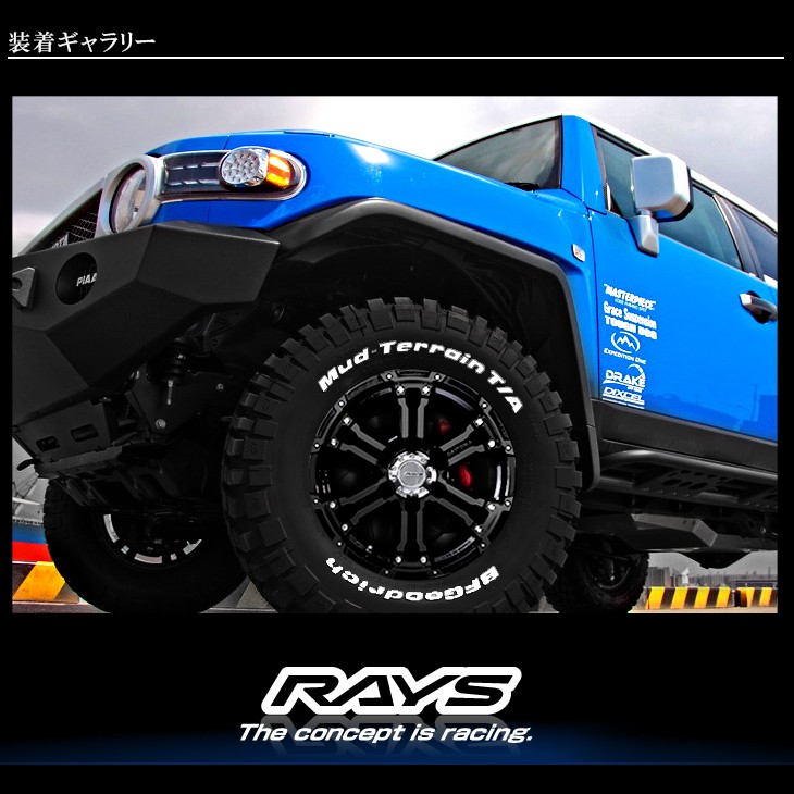 RAYS RAYS/レイズ DAYTONA/デイトナ FDX ホイール セミグロスブラック 
