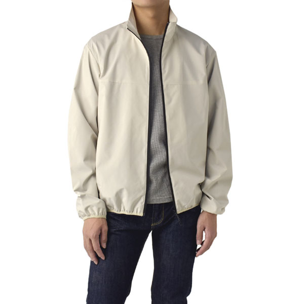 耐水圧10000mm 高機能 全天候型 ジャケット ウインドブレーカー スタンドブルゾン 撥水 防風 防花粉 ストレッチ メンズ フルジップ A1B セール【パケ1】 | FLAG ON CREW | 02