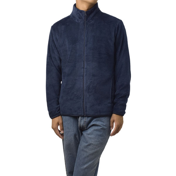 ジャケット メンズ 無地 暖かい 防寒着 フリース ボア 軽量 カジュアル ふわふわ もこもこ ジップアップ ブルゾン 秋冬 A1U セール【パケ1】【A】爆買 | FLAG ON CREW | 04