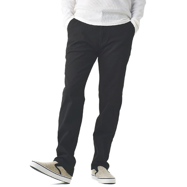 チノパンツ メンズ ストレッチ 綿パンツ 平ゴムウエスト テーパードストレート ボトム A3A セール【パケ1】 爆買 | FLAG ON CREW | 04