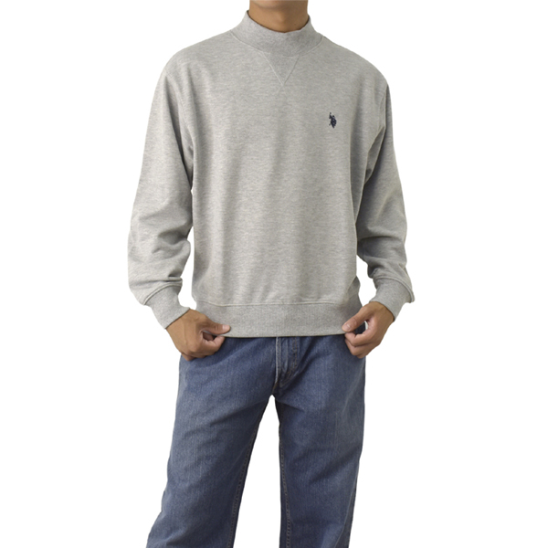 U.S.POLO ASSN ユーエスポロ ハイネック 裏毛 スウェット トレーナー メンズ ロゴ ワンポイント カジュアル アメカジ ブランド A5D セール【パケ1】【A】爆買 | FLAG ON CREW | 02
