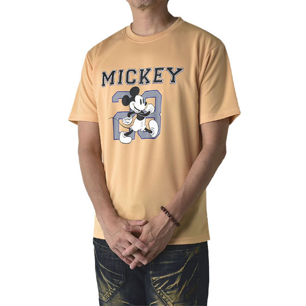 ミッキーマウス ドナルドダック プリントTシャツ メンズ 半袖 吸汗速乾 Ｔシャツ ディズニー公認 トップス A7Z【パケ2】