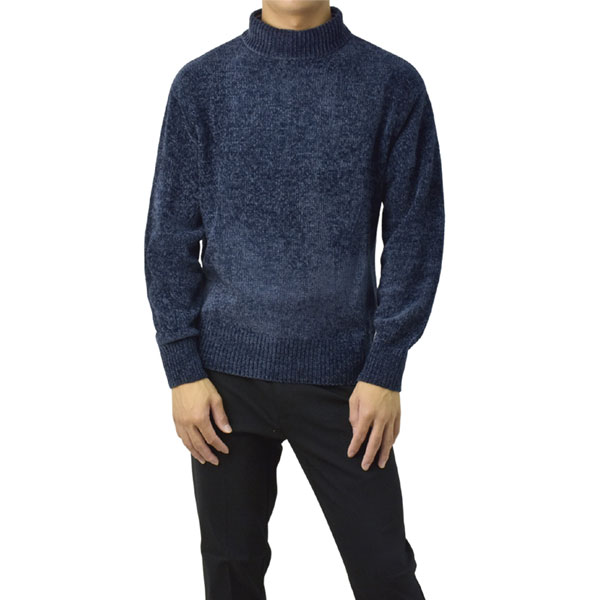 モールニットセーター メンズ ベロアニット トップス クルーネック 長袖 A8f パケ1 A A8f Flag On Crew 通販 Yahoo ショッピング