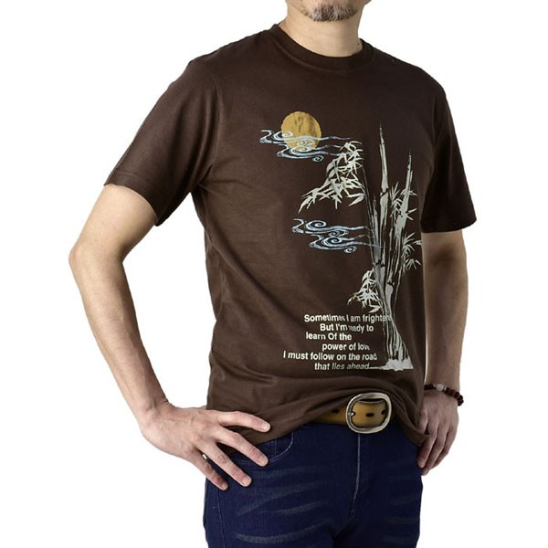 80s USA製 熱帯魚 蛍光プリント アート Tシャツ 白 L