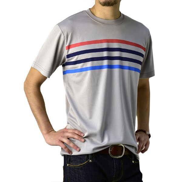 ボーダーtシャツ メンズ 吸汗速乾 半袖 Tシャツ マリンボーダー ストライプ トップス カットソー B1m パケ2 Flag On Crew 通販 Paypayモール