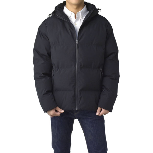 メンズ 撥水 防風 保温 シームレス 中綿 フーディジャケット ブルゾン 秋冬アウター 中綿ジャケット フェイクダウン 止水ジッパー ストレッチ B3J セール 爆買 | FLAG ON CREW | 03