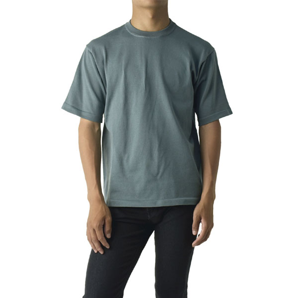 メンズ 麻タッチニット 半袖Tシャツ ピリング加工 サラサラ 肌ざわり 快適 通気性 涼しい B4E セール【パケ1】 爆買 | FLAG ON CREW | 03