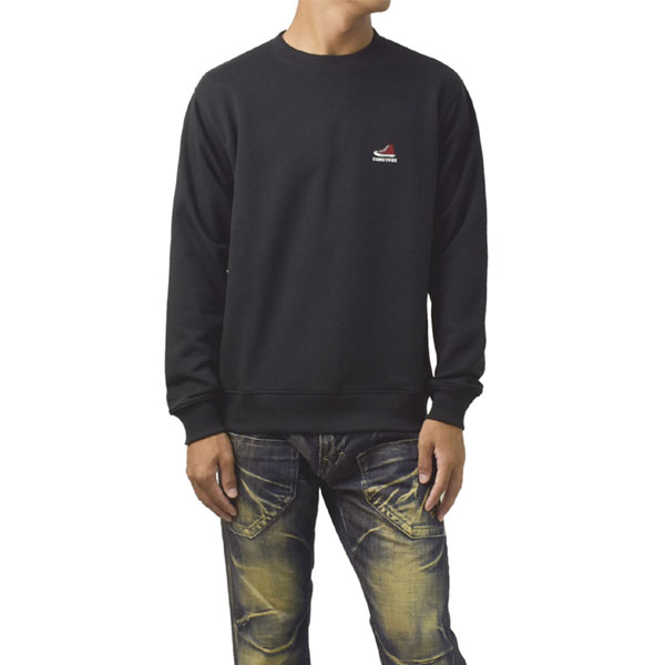 トレーナー 無地 メンズ CONVERSE コンバース ワンポイント スウェット 裏毛 クルーネック 綿素材 刺繍 カットソー トップス 正規品 B5B セール【パケ1】爆買 | CONVERSE | 02