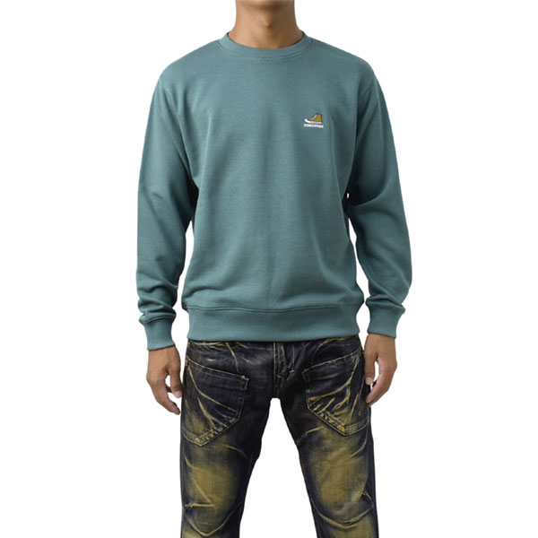 トレーナー 無地 メンズ CONVERSE コンバース ワンポイント スウェット 裏毛 クルーネック 綿素材 刺繍 カットソー トップス 正規品 B5B セール【パケ1】爆買 | CONVERSE | 03