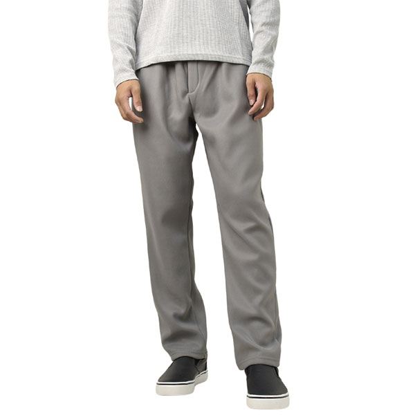 パンツ メンズ 無地 イージーパンツ ストレート ストレッチ ジョーゼット 秋 冬 暖パン あったか 裏シャギー 防寒 ファスナー付き B5V セール【パケ1】爆買 | FLAG ON CREW | 02