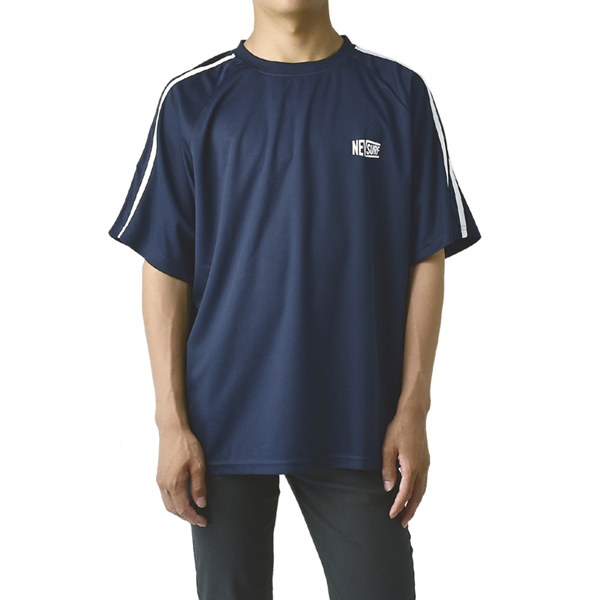 NEV SURF（ネブサーフ） メンズ ドライメッシュ Tシャツ ライン