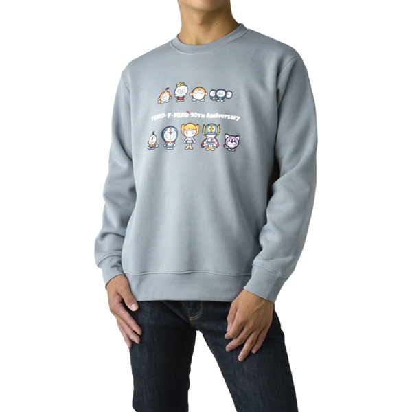 ドラえもん キテレツ大百科 パーマン キャラクター プリント メンズ 裏起毛 スウェット トレーナー 長袖 クルーネック トップス プリント B7C【パケ1】【A】 | FLAG ON CREW | 04