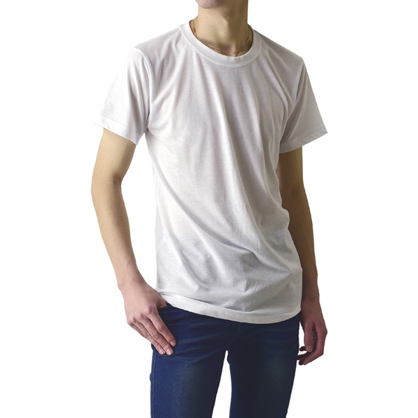 GERRY ジェリー クルーネック Vネック メンズ Tシャツ 2枚組 2Pパック 綿混素材 白T ...