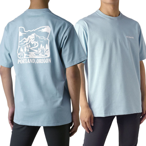 コロンビア Columbia メンズ 半袖 Tシャツ ヤハラフォレスト グラフィック ショートスリーブ Tシャツ バックプリント 吸汗速乾 PM0509 C2D セール【パケ1】 爆買 | Columbia | 04