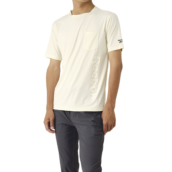 吸汗速乾 接触冷感 Tシャツ 半袖 メンズ Reebok リーボック Q-MAX0.4 UVカット 紫外線対策 耐塩素 ポケット付き ストレッチ 水陸両用 C2I セール【パケ2】爆買 | Reebok | 04